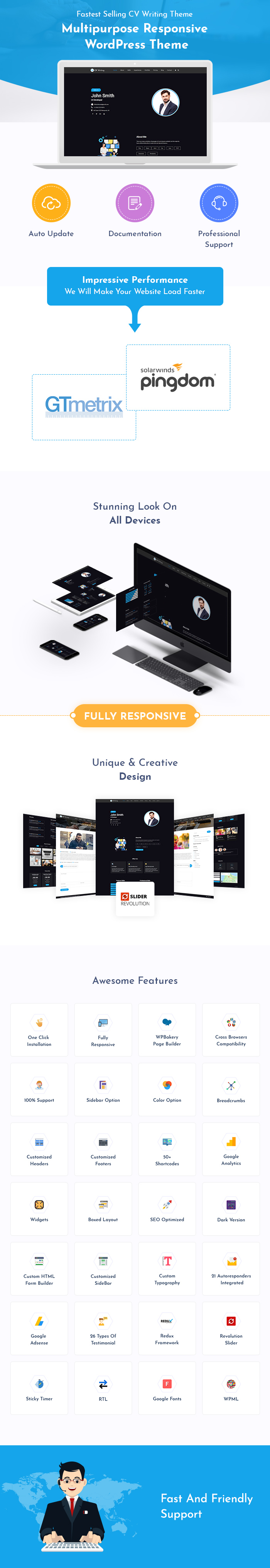 Resume WordPress Theme