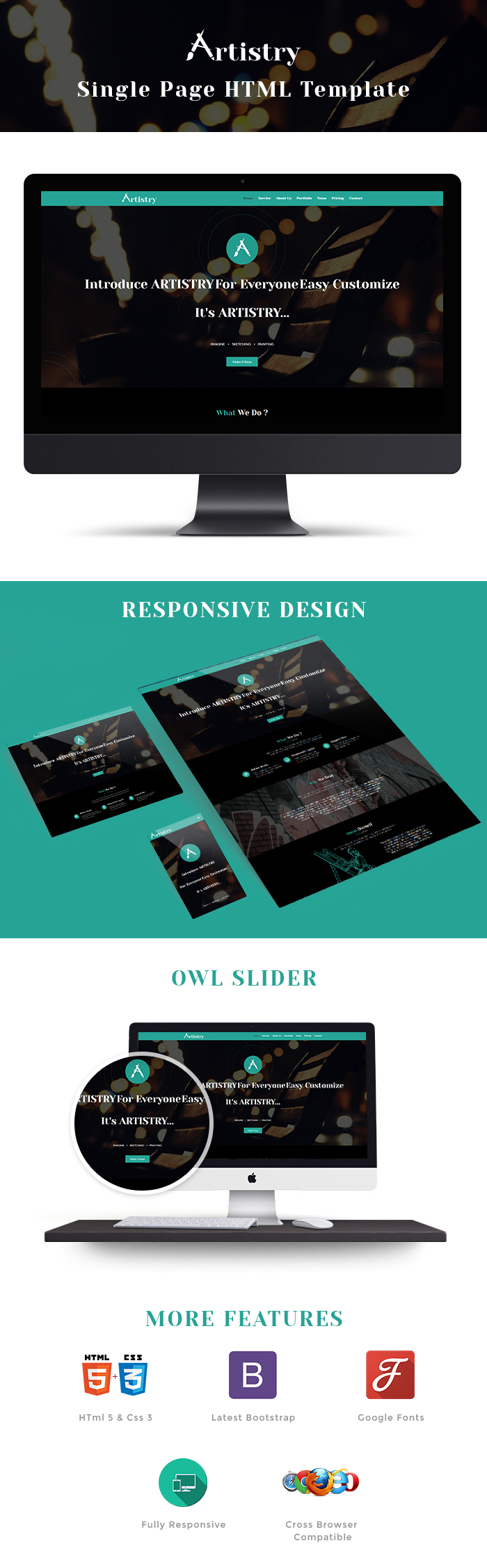 Artistry HTML Website Templates