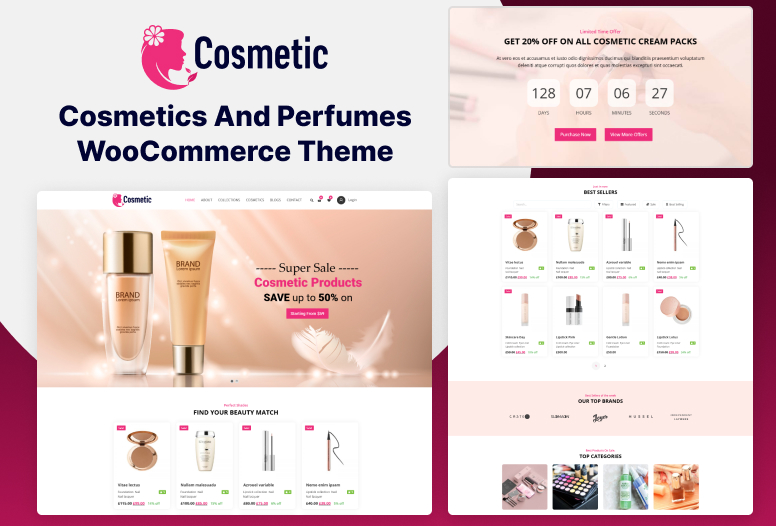 Cosmetics & Perfumes WooCommerce Theme