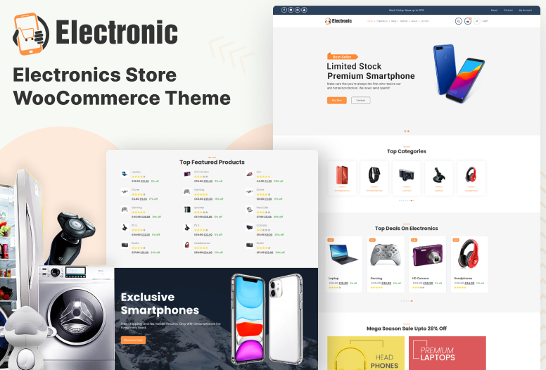Electronics Store WordPress Theme – Gadget, Appliance & Digital Shop Solution