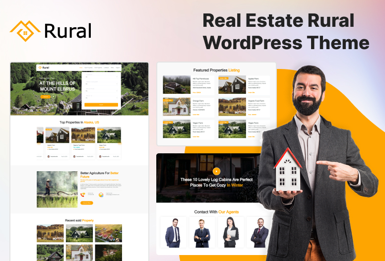 Rural – Modern Real Estate WordPress Theme for Agencies, Brokers & Property Listings