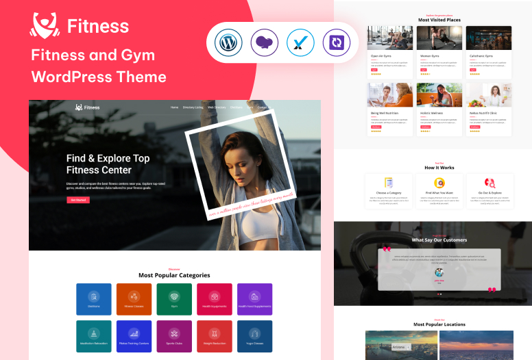 Professional Fitness and Gym WordPress Theme for Gyms, Trainers & Wellness Centers