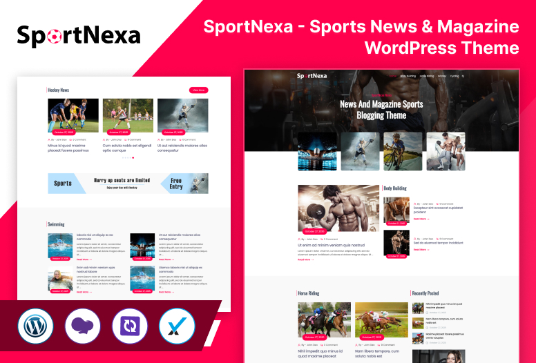 SportNexa: A Professional Sports News & Magazine WordPress Theme