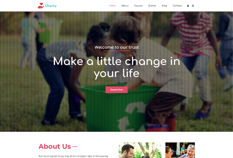 Charitable Trust WordPress theme
