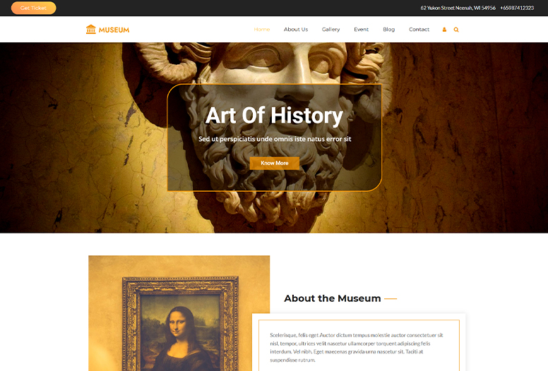 Art Gallery WordPress Theme