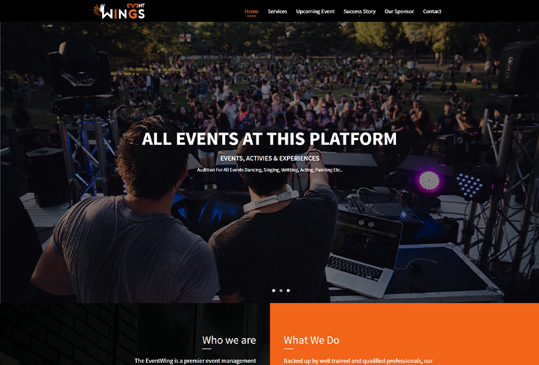 Event Management HTML Website Template